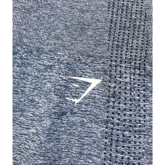 Gymshark Seamless Gray Blue Green Heathered Leggings Medium - Picture 4 of 5